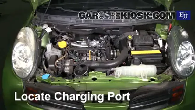 2005 Nissan Micra dCi 1.5L 4 Cyl. Turbo Diesel Air Conditioner Recharge Freon